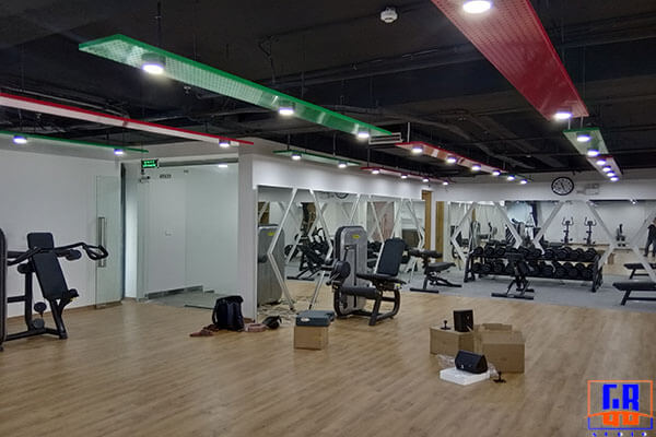 lắp đặt âm thanh phòng Gym/Yoga tại Long Biên - Hà Nội