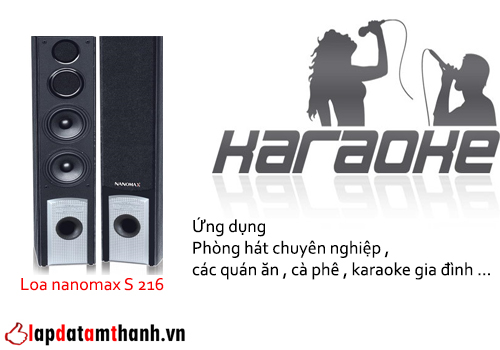 Loa karaoke nanomax S216