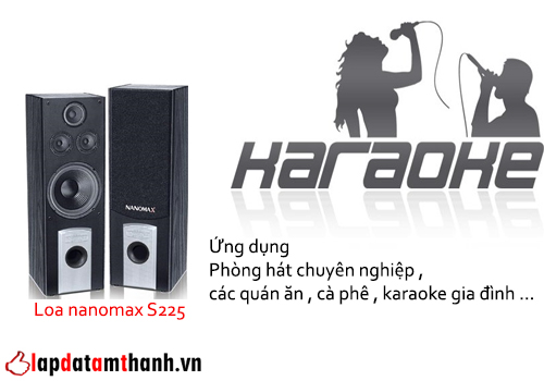 Loa karaoke nanomax S225
