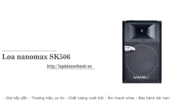 Loa nanomax SK 506